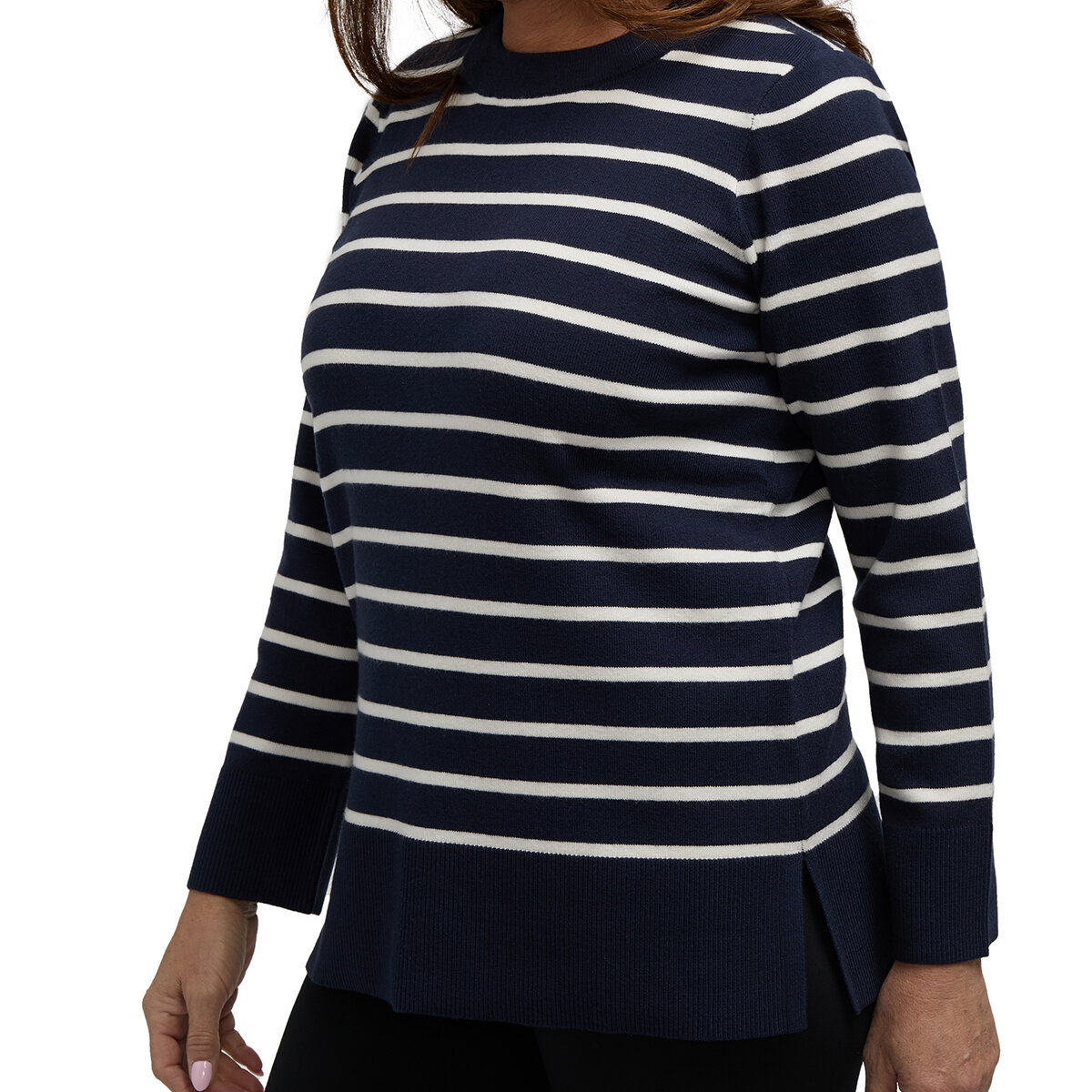 Teddi Rose Suéter para Dama Azul Grande