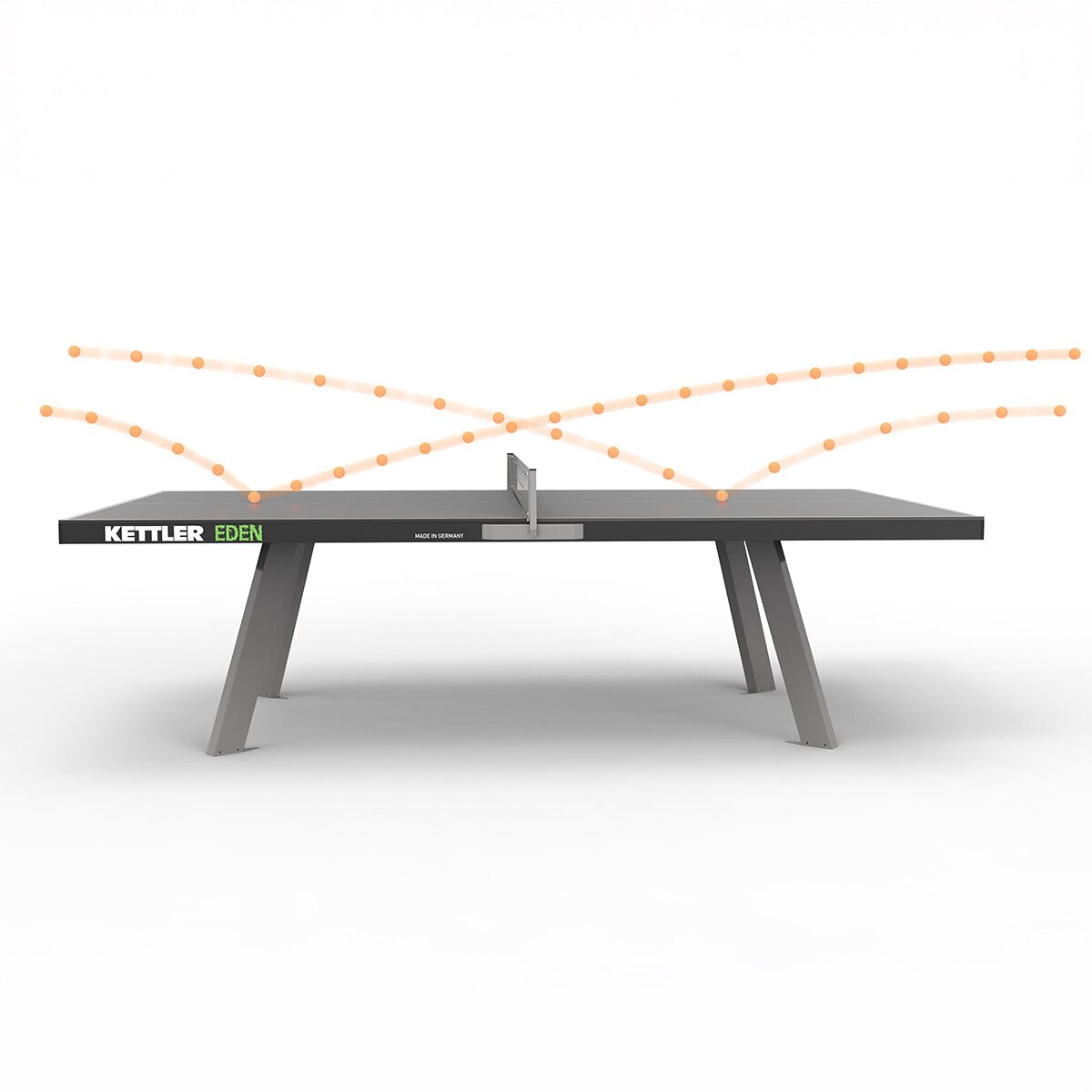 Kettler Mesa De Ping Pong Fija Para Exteriores Eden Gris Kettler Mesa De Ping Pong Fija Para Exteriores Eden Gris