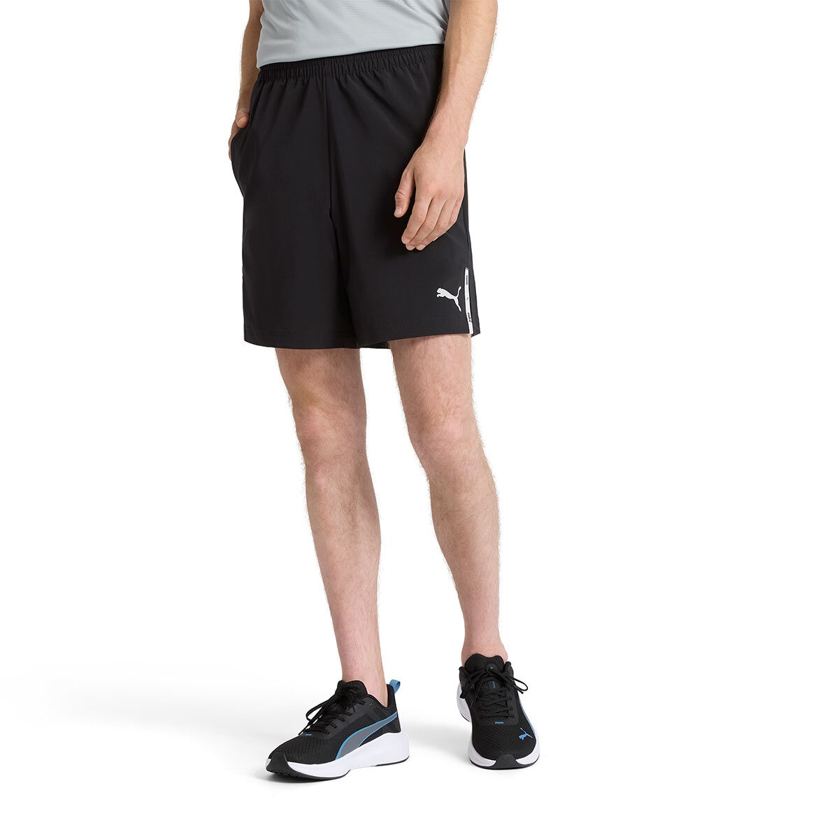 Puma Shorts Deportivos para Caballero Negro Extra Grande