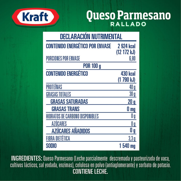 Kraft Queso Parmesano 680 gr