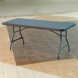 Lifetime, Mesa Plegable 1.82 metros, Color Negro