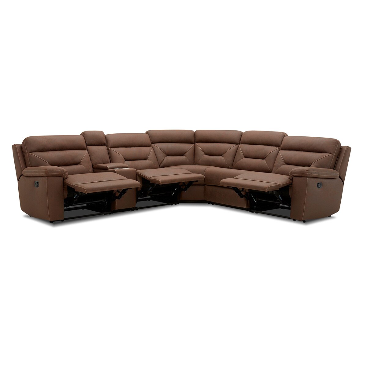 Gilman Creek, Sofá Seccional Reclinable de Tela