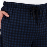 Nautica Pantalones de Pijama 2 Piezas para Caballero Negro Grande