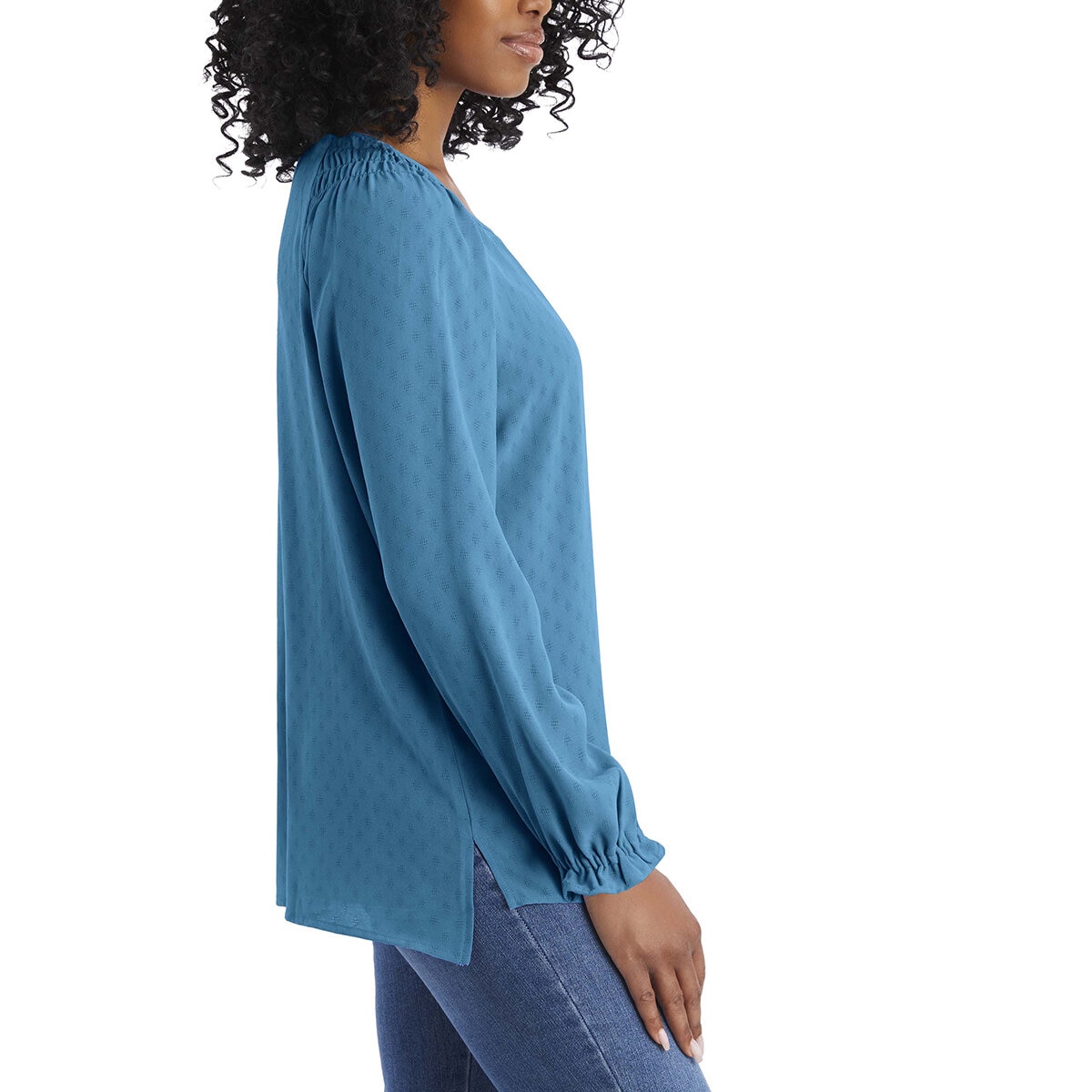 Jessica Simpson Blusa para Dama Azul Extra Chica