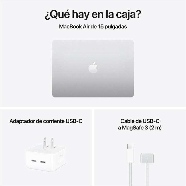 Apple MacBook Air 15" Chip M4 24GB 512GB SSD Plata