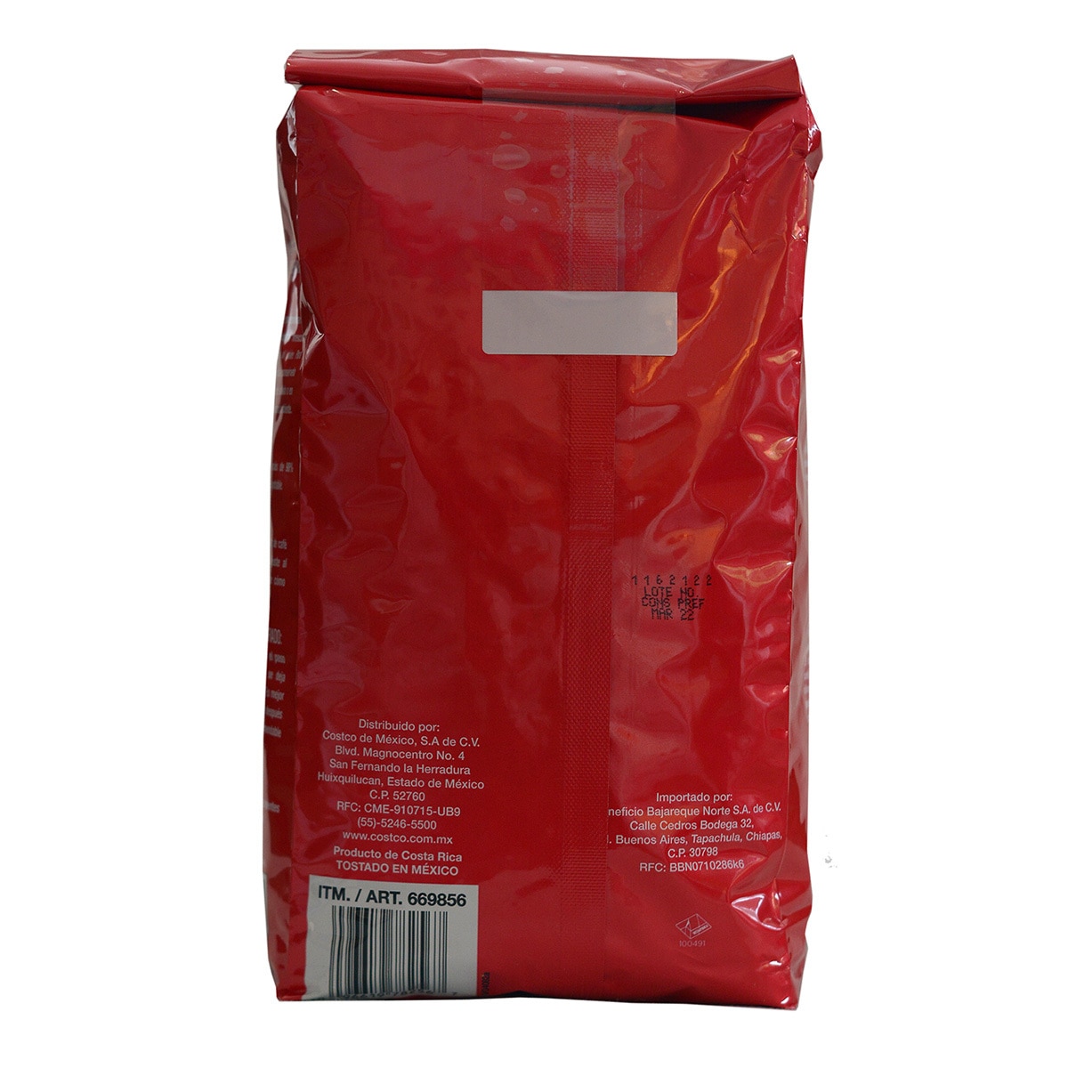 Kirkland Signature Costa Rica Café en Grano 1 kg
