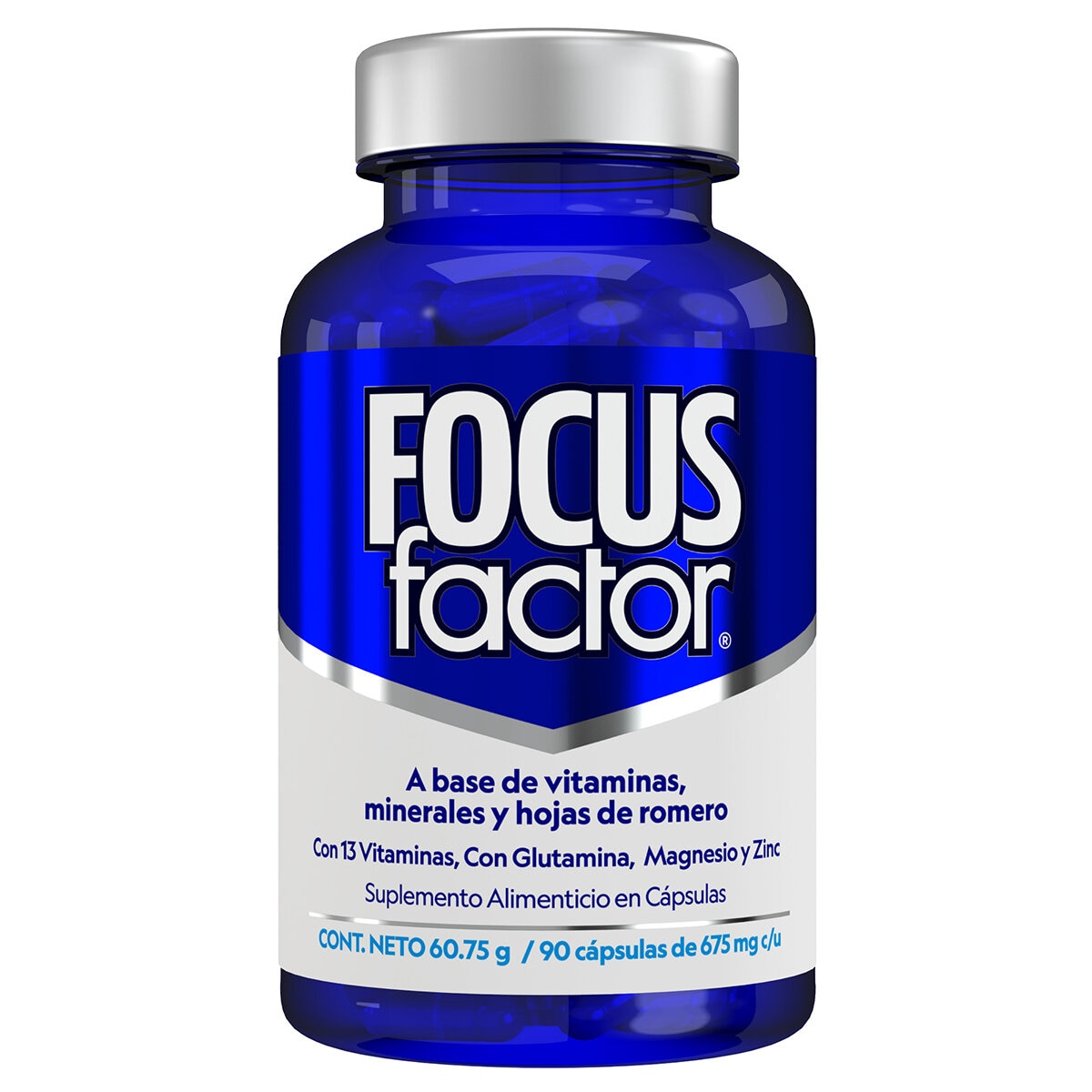 Focus Factor Glutamina, Magnesio y Zinc 90 Cápsulas