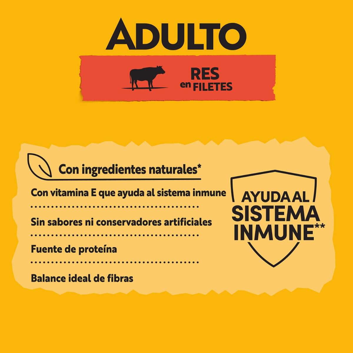 Pedigree Alimento Para Perros Adultos Sabor Res, Paquete De 24 Sobres de 100 gr