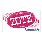 Zote Jabón de Lavandería 8 pzas de 400 g