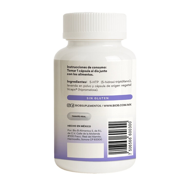 Bio B 5-HTP 90 Cápsulas.