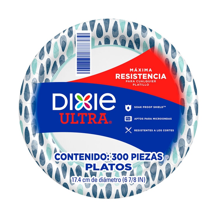 Dixie Ultra Platos de Papel 300 pzas de 17.4 cm Dixie Ultra Platos de Papel 300 pzas de 17.4 cm