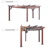 Shandong, Pérgola Semicircular Iris de 6.5m x 2.3m