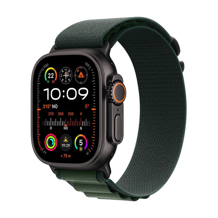 Apple Watch Ultra 2 (GPS + Cellular) Caja de titanio negro 49mm con Correa Loop Alpine Verde M Apple Watch Ultra 2 (GPS + Cellular) Caja de titanio negro 49mm con Correa Loop Alpine Verde M