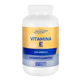 Naturagel Vitamina E con Omega 3 200 Cápsulas