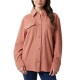 32 Degrees Heat Sobre camisa para Dama Rojo Chica