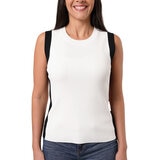 Cyrus Camisa sin mangas para Dama Blanco Extra Chica