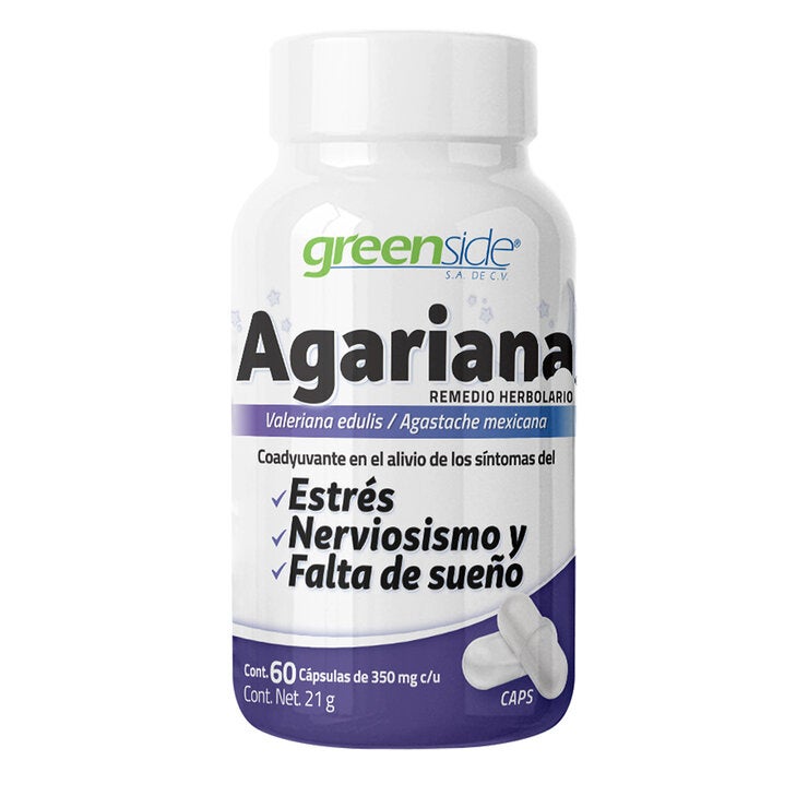 Greenside Agariana Duo Pack 2 Frascos con 60 Cápsulas c/u Greenside Agariana Duo Pack 2 Frascos con 60 Cápsulas c/u