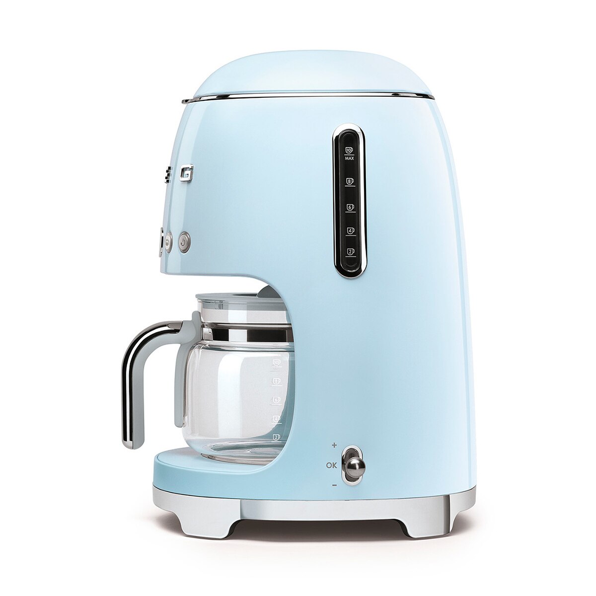 Smeg Cafetera de goteo 10 tazas azul