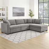 Thomasville, Sofá Seccional Estilo Chaise con Reposapiés Reclinable Eléctrico