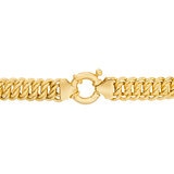 Pulsera, Eslabones Infinito, Oro Amarillo 14K, 19.05cm