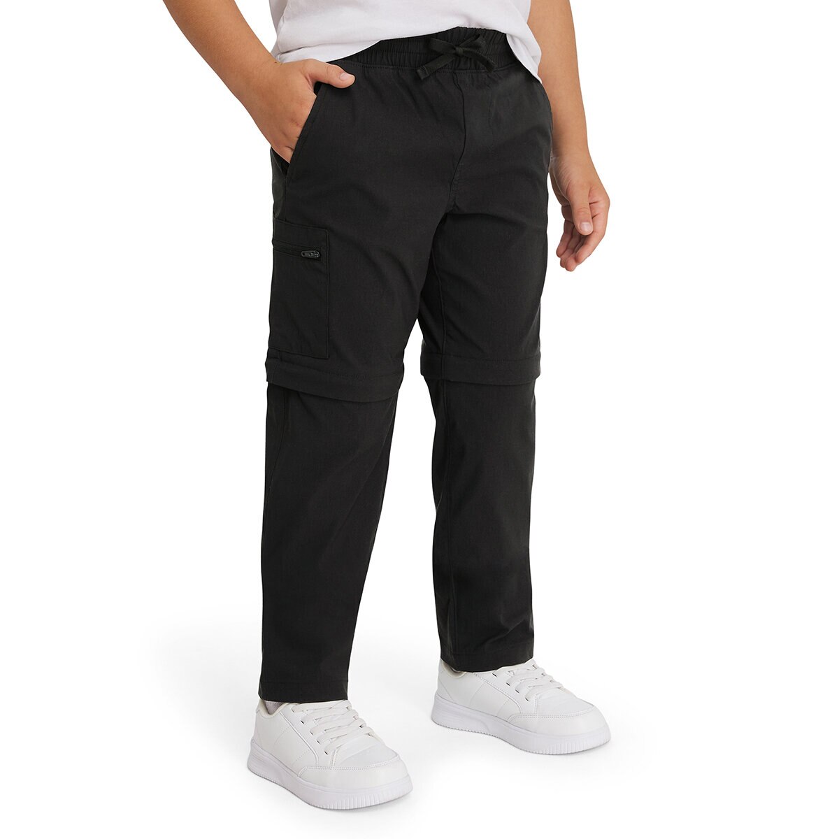 Eddie Bauer Pantalón convertible para Niños Negro 7 / 8 Años
