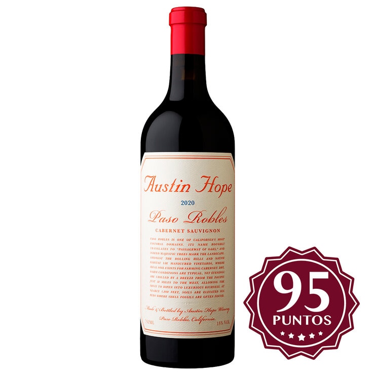 Vino Tinto Austin Hope Cabernet Sauvignon 750ml Vino Tinto Austin Hope Cabernet Sauvignon 750ml
