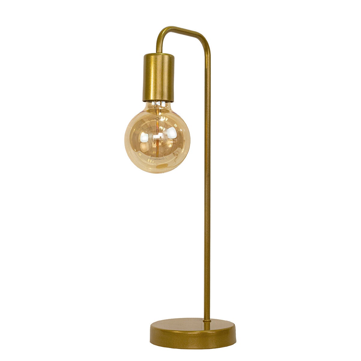 Artiva, Lampara de Mesa de Metal, Dorado
