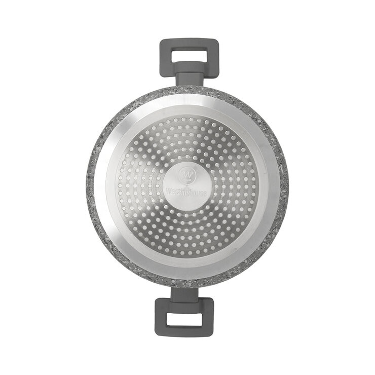 Westinghouse Olla de Mármol Gris con Tapa 28 cm