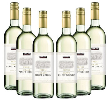Vino Blanco Kirkland Signature Pinot Grigio Friuli 6/750ml