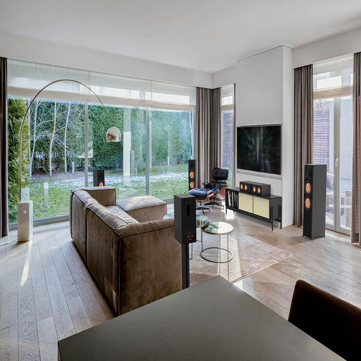 Klipsch RP-8000F II 2 Bocinas Ebony