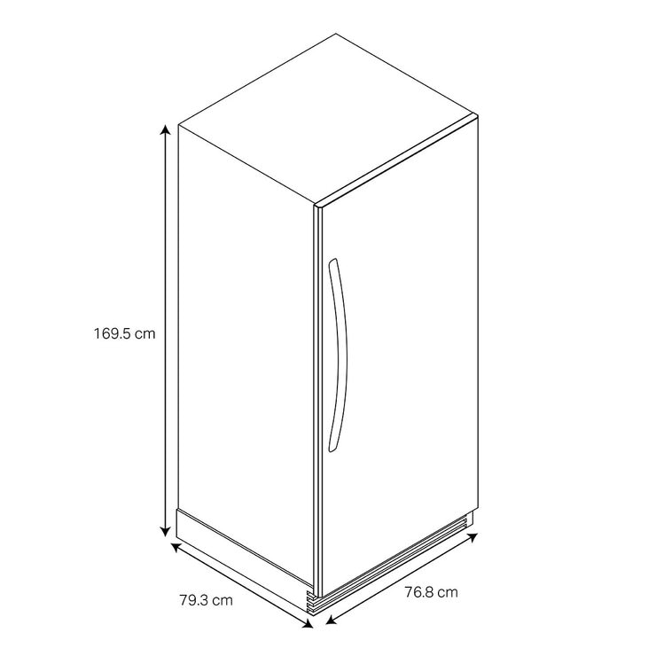 Whirlpool Refrigerador 18' y Congelador 18' Sidekicks