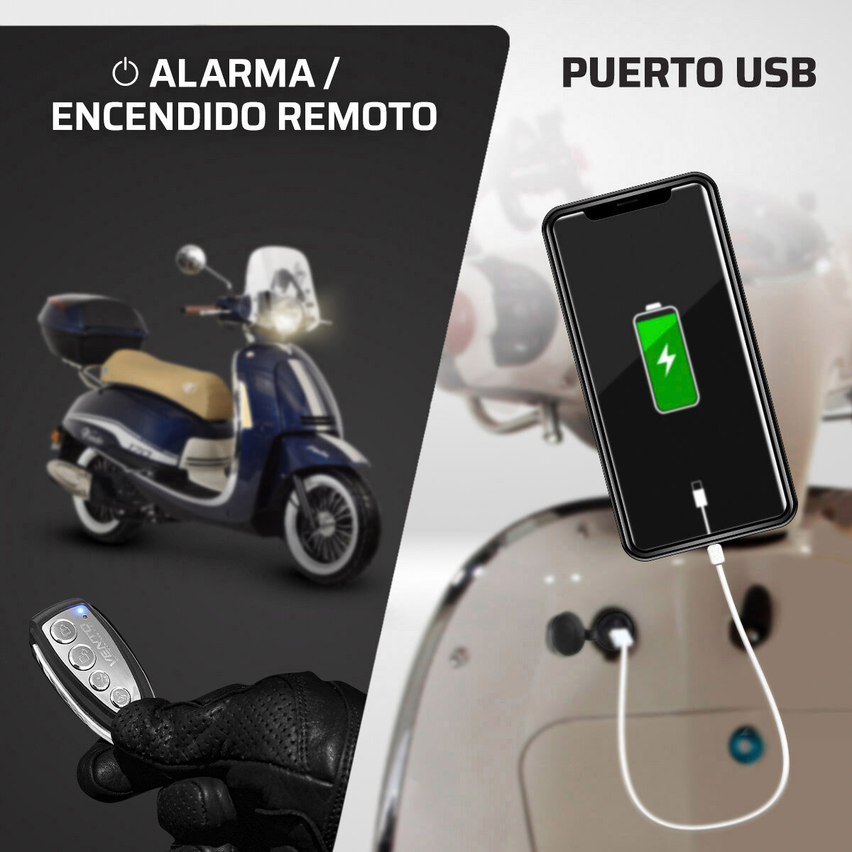 Vento Motocicleta Hipster 170cc Azul