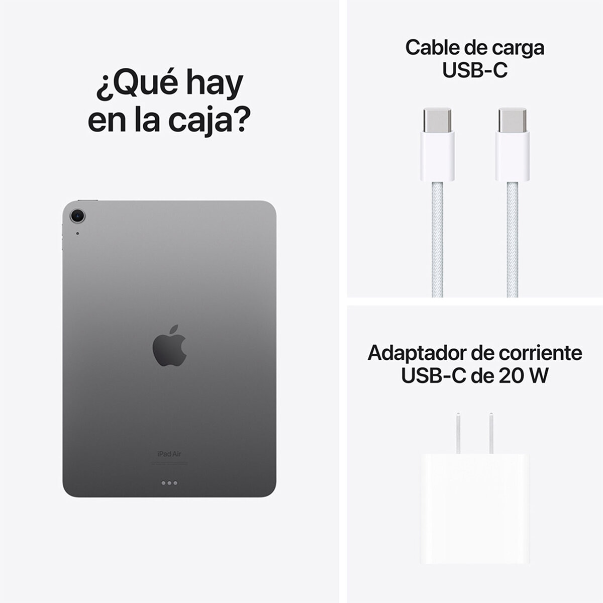 Apple iPad Air 11" Wi-Fi 256GB Gris Espacial