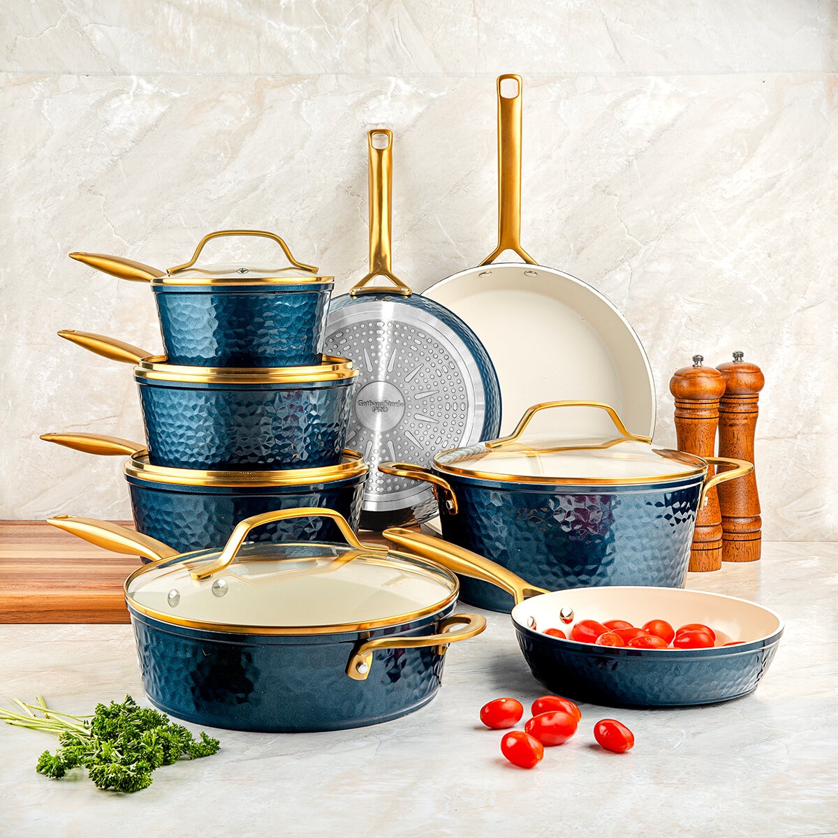 Gotham Steel PRO Juego de Batería para Cocina 13 piezas