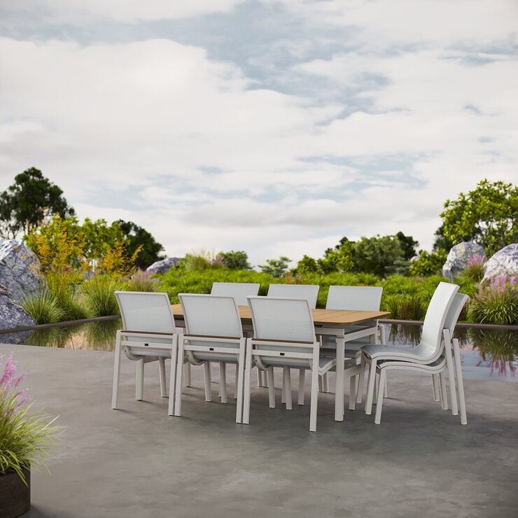Agio, Morien Comedor para Jardín de 9 Piezas Agio, Morien Comedor para Jardín de 9 Piezas