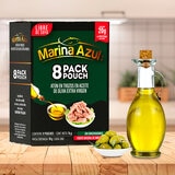 Marina Azul Atún en Aceite de Oliva Pouch 8 sobres de 74 g