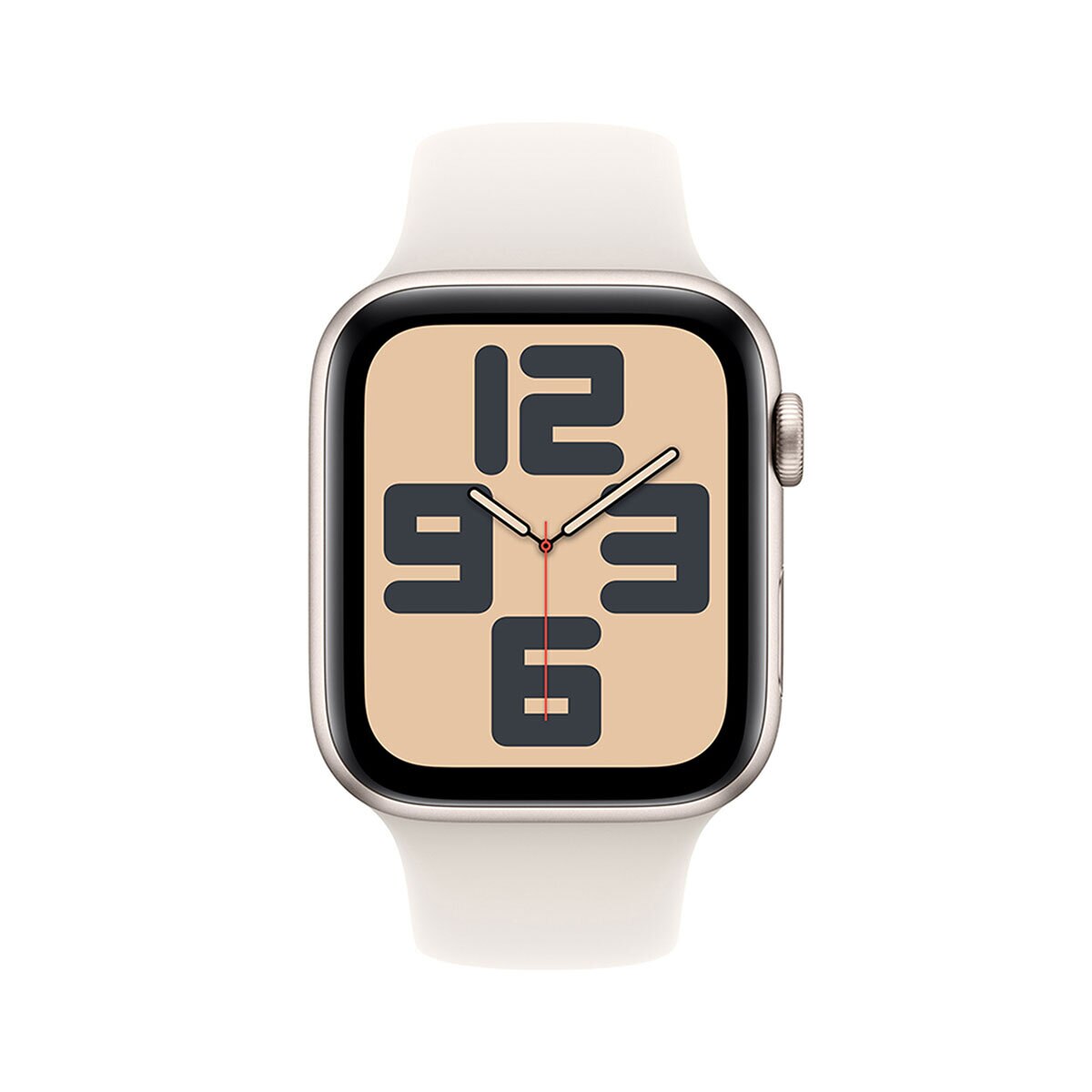 Apple Watch SE (GPS+Cellular) Caja de Aluminio Blanco Estelar 44mm con Correa Deportiva Blanco Estelar M/L