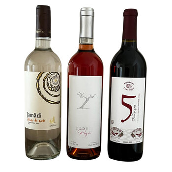 Vinos Tinto, Blanco y Rosado Mexicanos Hechos por Mujeres 3/750ml