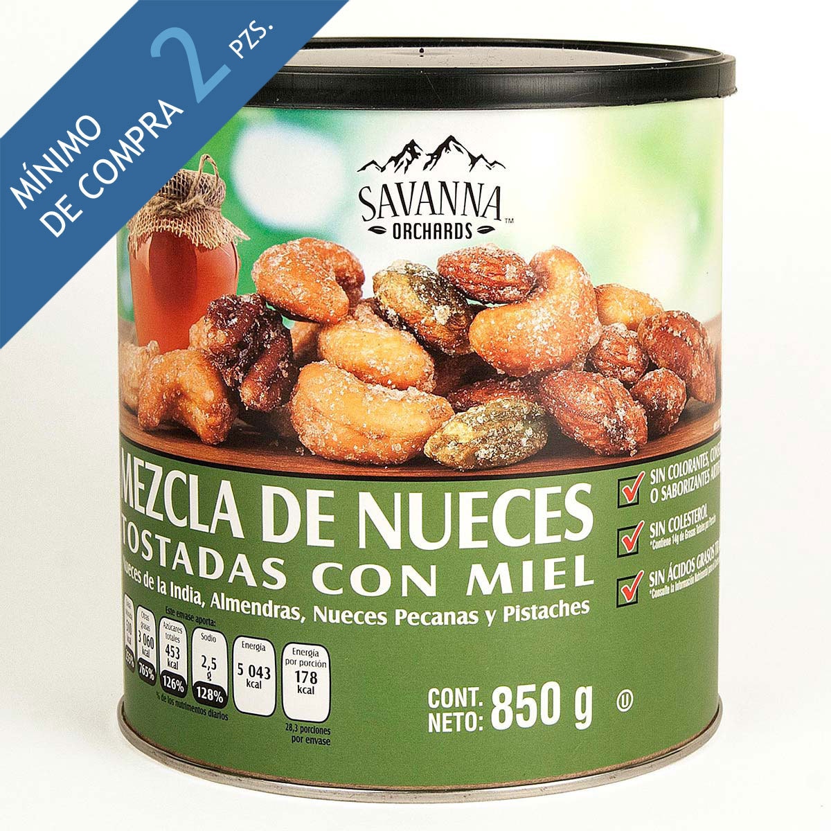 Mezcla de Nueces Tostadas con Miel, Savanna Orchards 850g Costco México