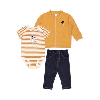Pekkle Conjunto 3 Piezas para Niños y Niñas Varias Tallas y Colores