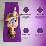 Mist Jewel Tapete para Yoga Morado