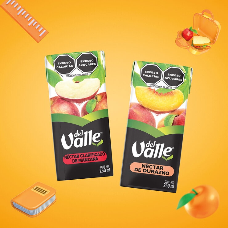 Del Valle Kids Jugos Surtidos 40 pzas de 250ml