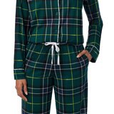 DKNY Pijama para Dama Verde Grande