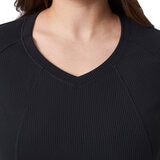 Mondetta Blusa de ejercicio para Dama Negro Mediana