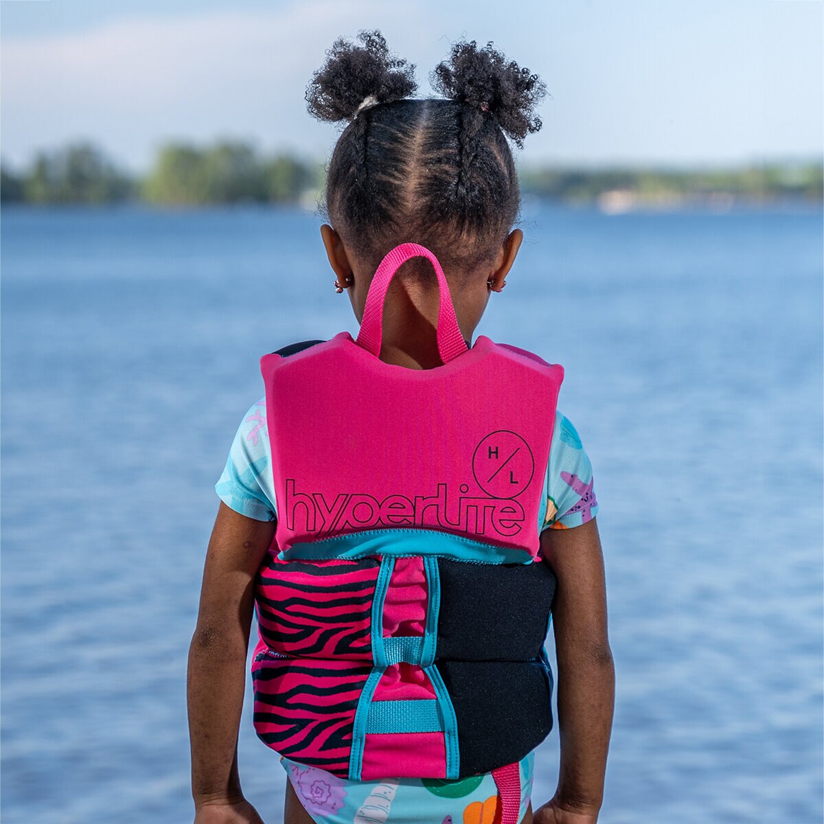 Hyperlite Chaleco Salvavidas para Niña (15-25 kg) Rosa 