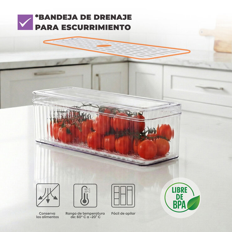 AG Box, Set de 14 Organizadores diferentes Capacidades, para Refrigerador