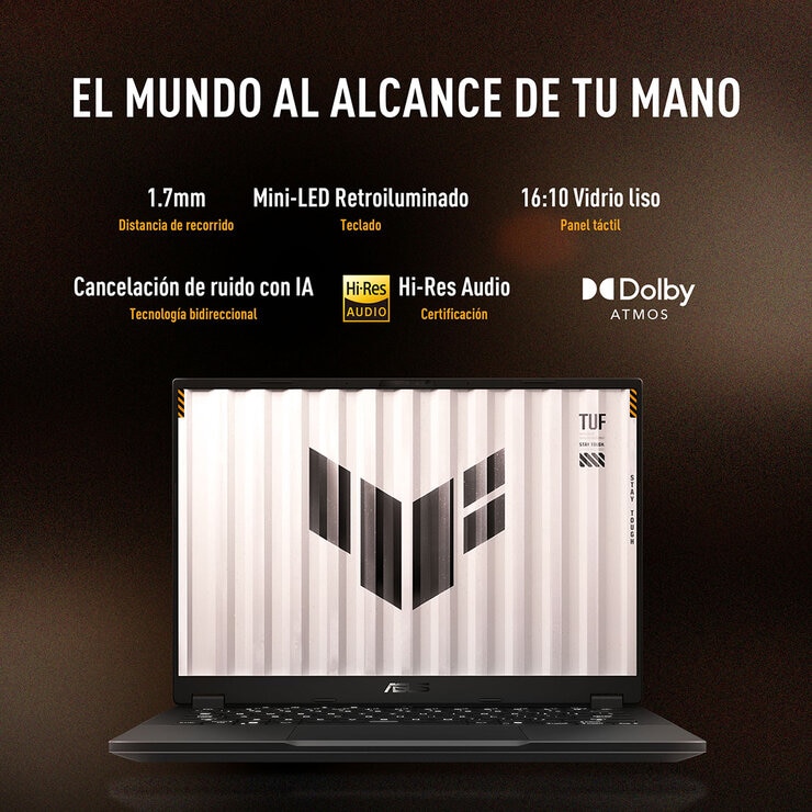 ASUS TUF Gaming A14 Laptop 14" WQXGA AMD Ryzen 7 16GB 512GB SSD