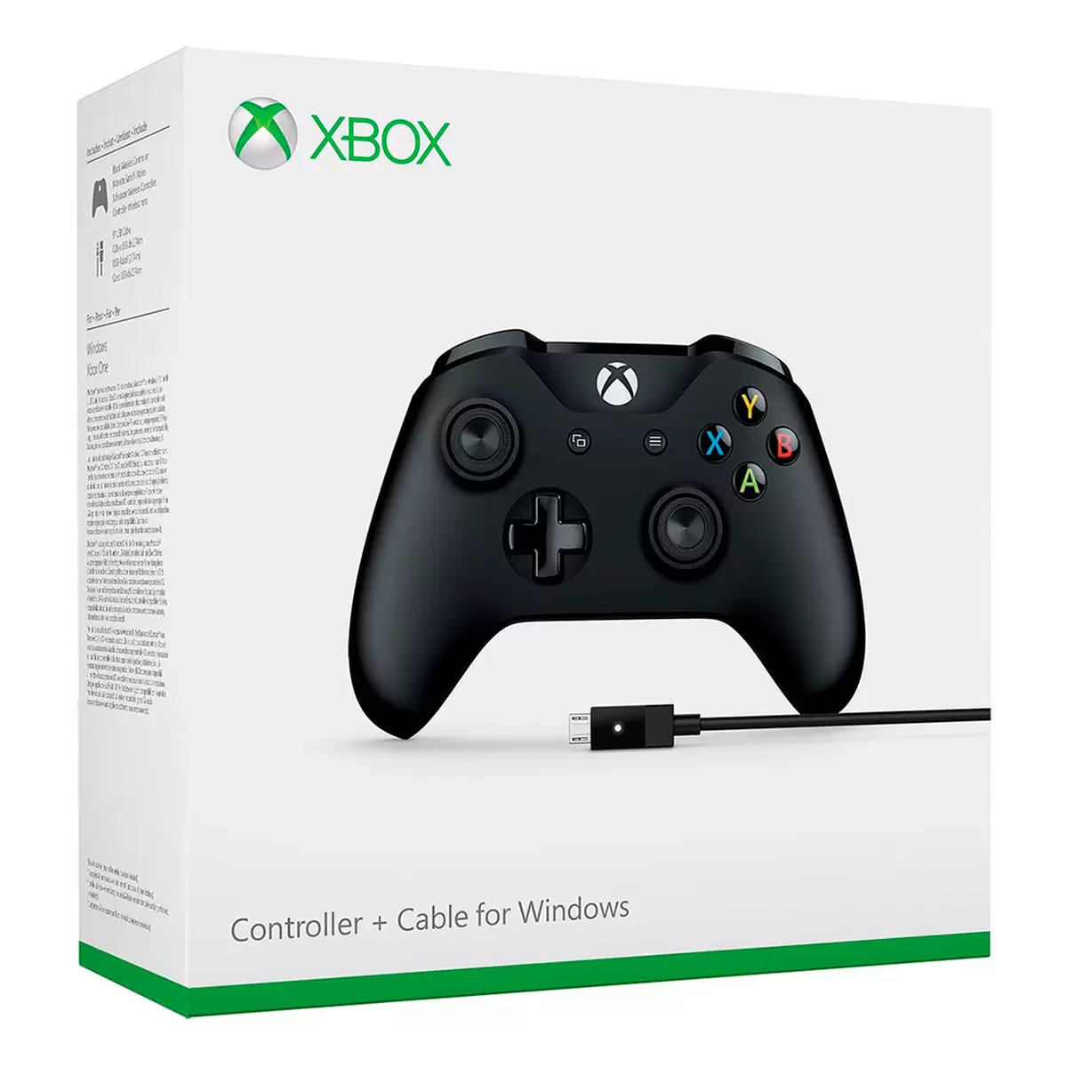 Xbox Control Inalámbrico Negro + Cable USB-C