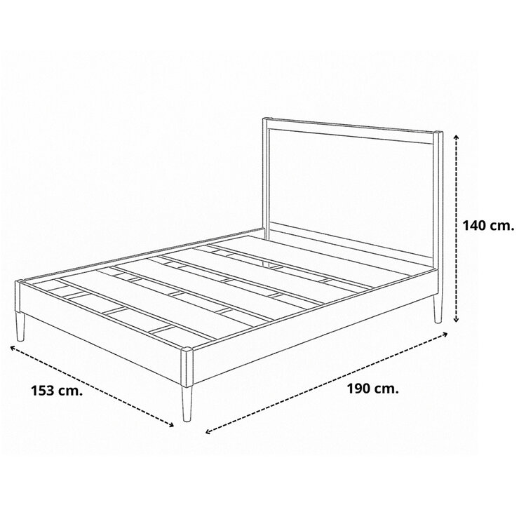 Hogare, Base de Cama Milán, Queen Size