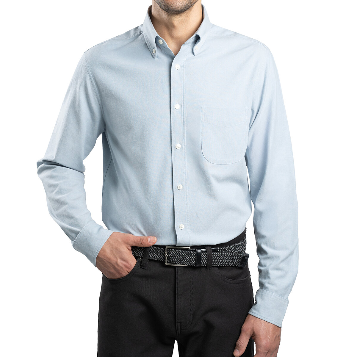 Jachs Camisa para Caballero Azul Chica